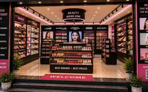 Cosmetics & Beauty shop using RetailDek billing software