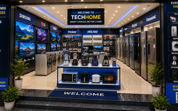 Electronics & Appliances shop using RetailDek billing software