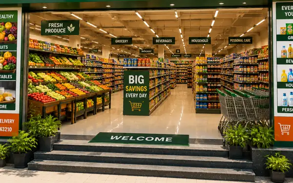 Kirana & Grocery shop using RetailDek billing software