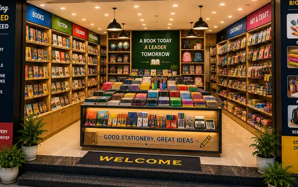 Stationery & Books shop using RetailDek billing software
